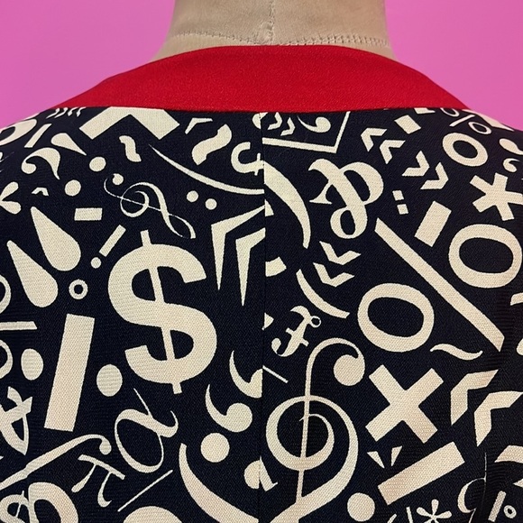 Moschino Cheap & Chic Red black Dollar Sign Vest - Picture 7 of 15